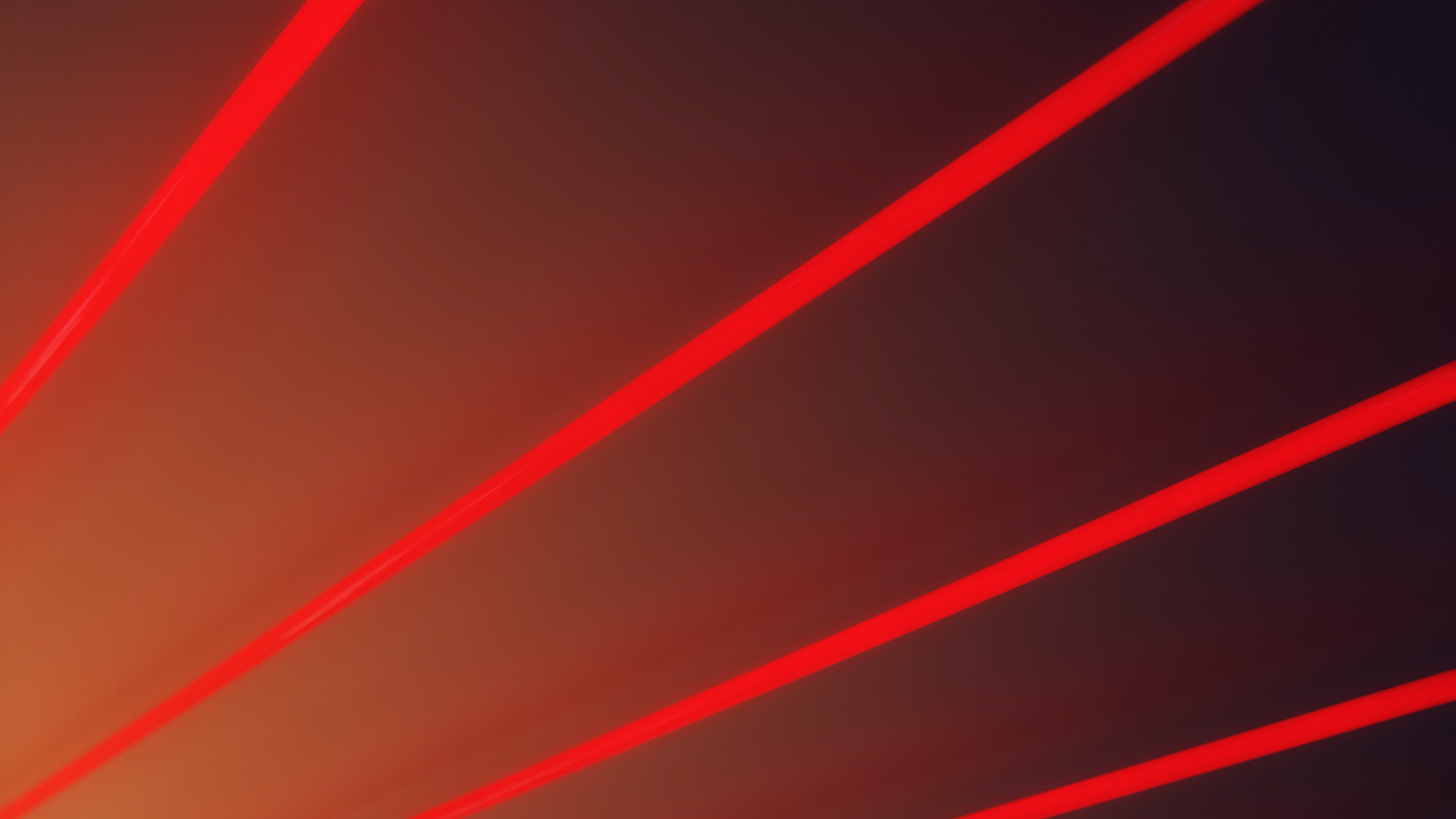 red laser beams